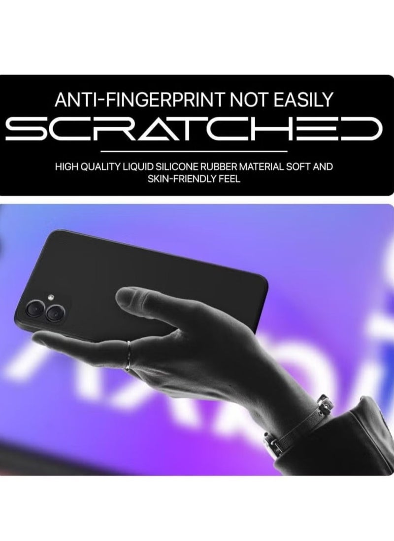 JAJEEK غطاء سامسونج جالاكسي A06 - غطاء خلفي خفيف من السيليكون الناعم، غطاء رفيع ومضاد للصدمات مع حماية للكاميرا، تصميم مضاد للخدش لجهاز سامسونج جالاكسي A06، متين وأنيق - Image 4