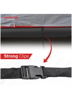RoadPower zipper Car Cover With Mirror Pocket For All Weather Waterproof Windproof Dustproof Full Covers PVC And Cotton Fabric Tight Taffeta smooth Non-Abrasive (XXL 220''X 80''X 48'')  - Image 2