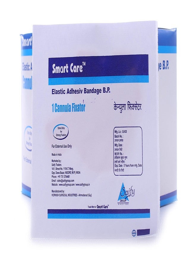 SmartCare Elastic Adhesive Bandage IV Cannula Fixator - 100 pcs: Secure and Comfortable Medical Tape for Cannula Management - Image 4