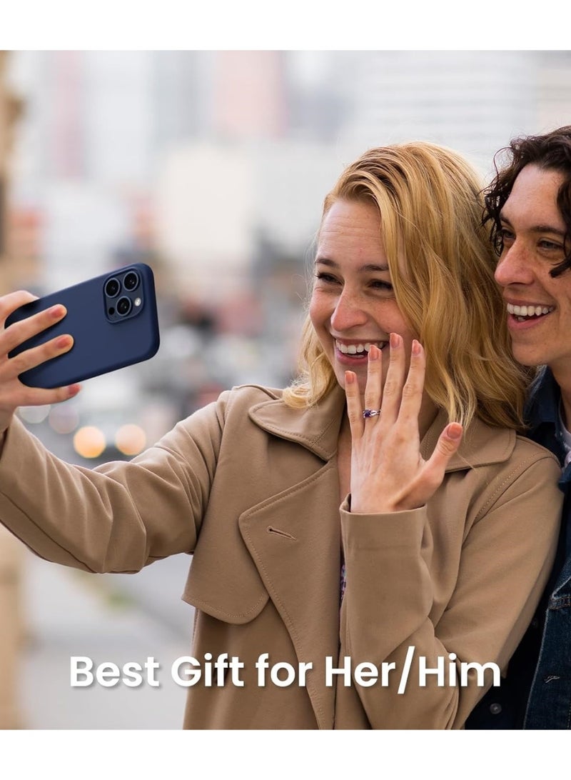 BORTONY iPhone 15 Pro Max Case Liquid Gel Silicone Rubber Soft Silky Touch Anti Scratch Shockproof Protective Cover 6.7 Inch - Image 4