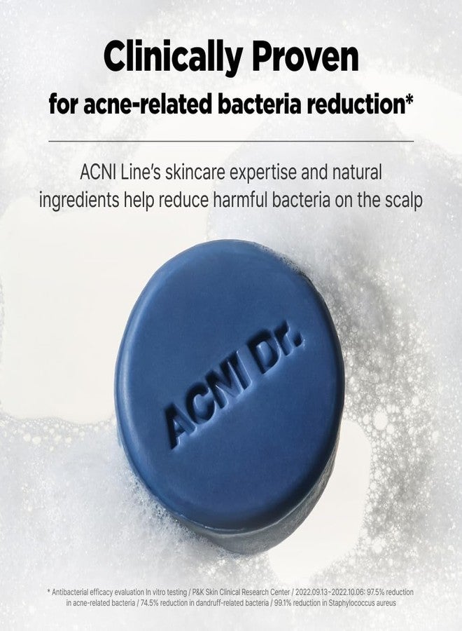 ISOI ACNI Dr. 1st Solution Shampoo Bar, Deep Cleansing & Soothing for Oily and Acne-Prone Scalp, Plastic-Free, Korean Hair Care (4.23 oz, 120g) - Image 3
