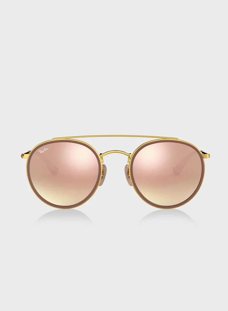 Ray-Ban 0Rb3647N Round Sunglasses