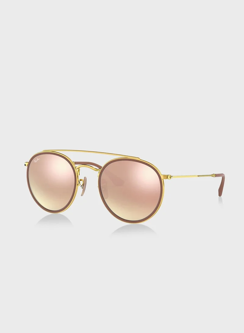 Ray-Ban 0Rb3647N Round Sunglasses