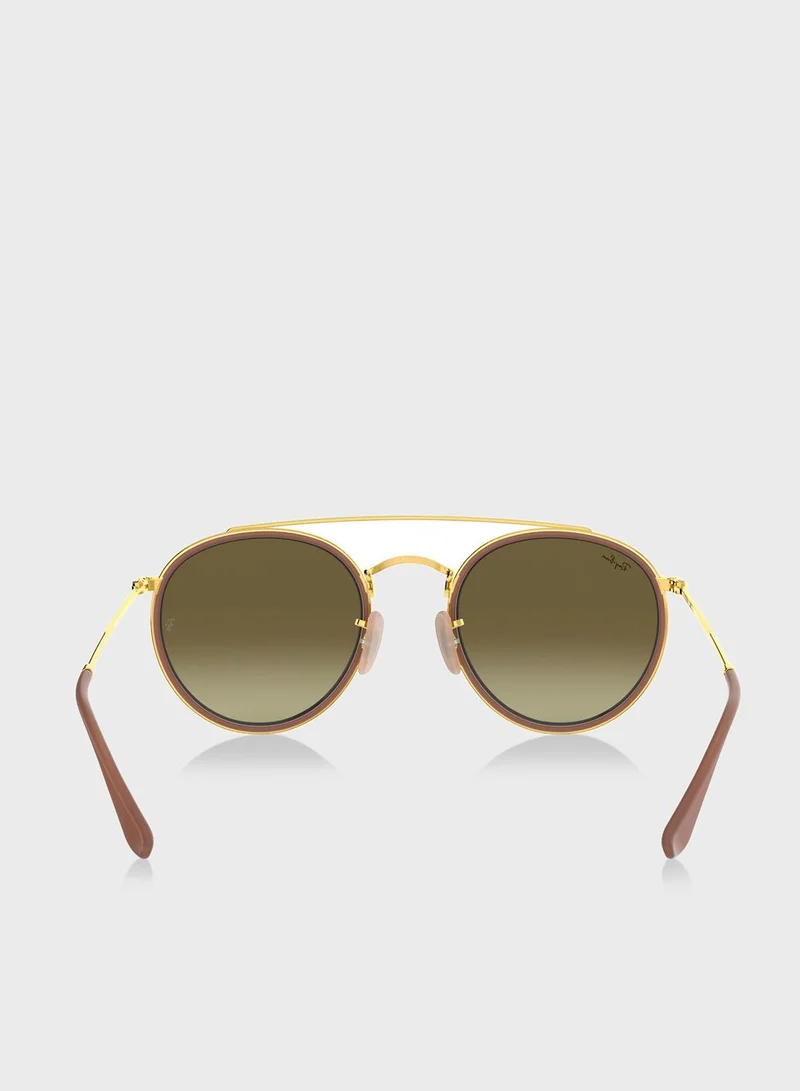 Ray-Ban 0Rb3647N Round Sunglasses