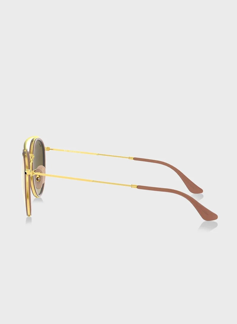 Ray-Ban 0Rb3647N Round Sunglasses