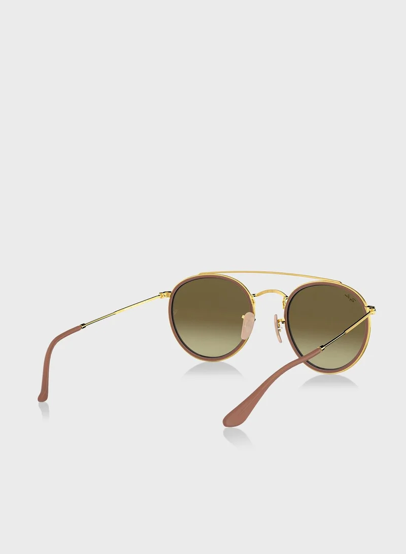 Ray-Ban 0Rb3647N Round Sunglasses