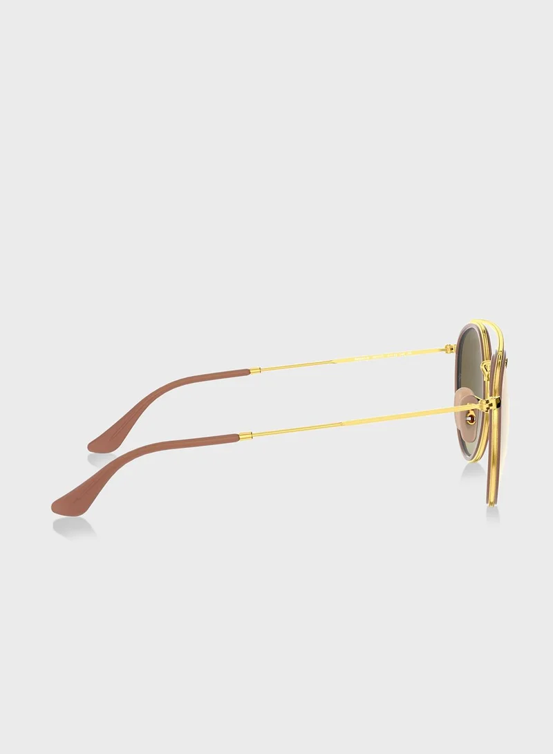 Ray-Ban 0Rb3647N Round Sunglasses