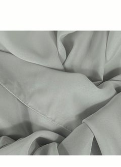 Perfectory PERFECTORY Women Lightweight Solid Chiffon Hijab Shawl Soft Premium Abaya Shawl Wrap Scarves, Long Bridal Hijab Scarf- Gainsboro  - Image 3