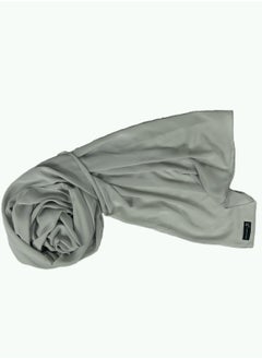 Perfectory PERFECTORY Women Lightweight Solid Chiffon Hijab Shawl Soft Premium Abaya Shawl Wrap Scarves, Long Bridal Hijab Scarf- Gainsboro  - Image 2