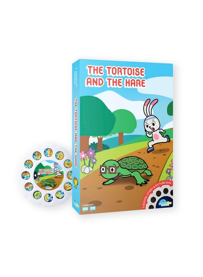 Moonlite Storybook Reels for Flashlight Projector, Kids Toddler | The Tortoise & The Hare | Single Reel Pack Story for 12 Months and Up - Image 1
