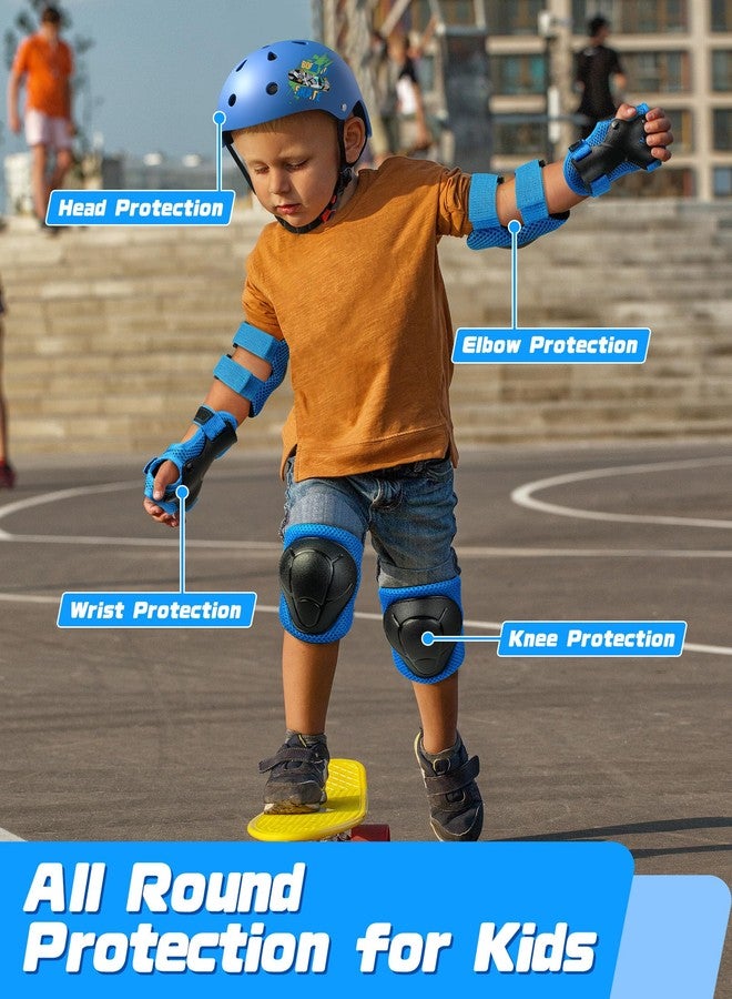 DARME Kids Bike Helmet Set, Adjustable Helmet for Ages 3-10 Year Boys Girls, Pad Set with Knee and Elbow Pads for Bike, Roller, Skating, Scooter, Longboard and More Sports - Image 5