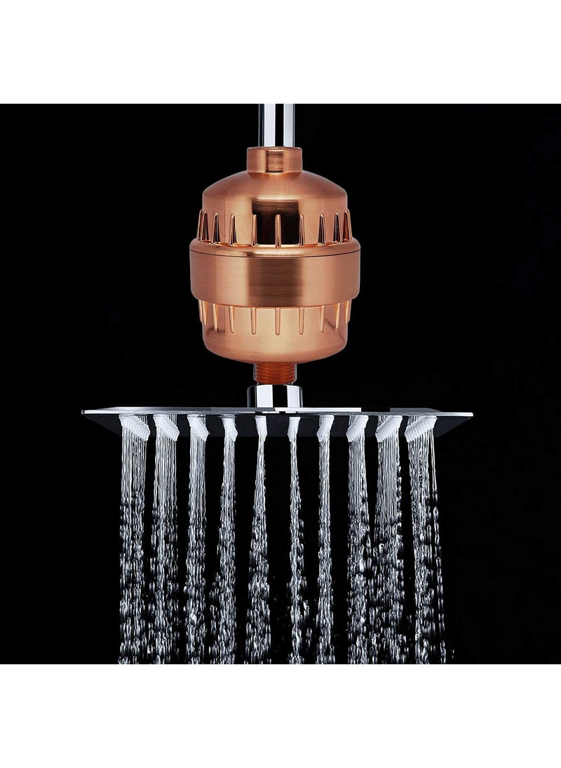 ORILEY ORILEY 15 Stage Shower Filter Tap Hard Water Softener with Replaceable MultiStage Cartridge Activated Carbon for Chlorine Removal Skin Hair Conditioning 1 Pc  - Image 5