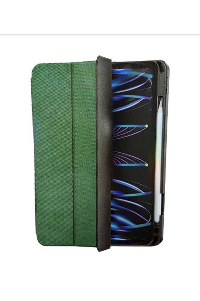 GREEN LION Hogo Premium Case with Pencil Holder for iPad Pro 12.9 Inches / Premium cover / Effective Shockproof / Full Body Drop Protection / Auto Wake/Sleep - Green
