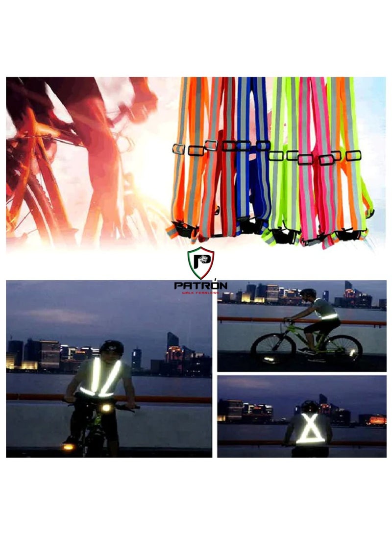 Patron Premium Quality And High Visibility Reflactive Cycling Safety Vest For Men Women  - Image 3