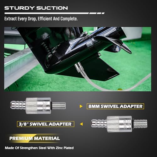 SEDY Lower Unit Gear Oil Pump: Transmission Fluid Transfer Extractor Kit Marine Boat Engine Motor Automotive Car Change Can Bottle Filler Differential Lube Liquid Suction Filling Siphon Manual Hand Tool - Image 4