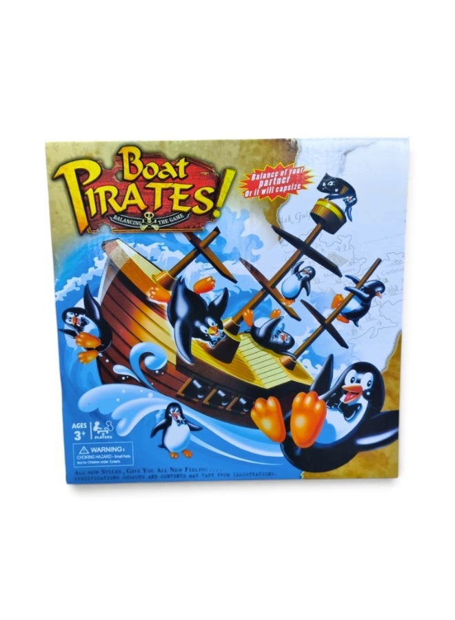 Boat Pirates Balancing Game – Penguin Pirate Ship Balance Challenge, Family & Friends Skill Game for Kids Ages 3+ - Image 2