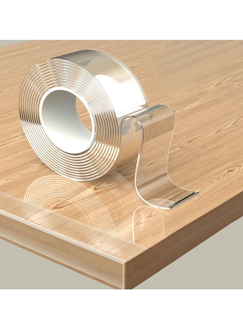 ECVV ECVVÂ® 5M Edge Protectors for Baby Safety - 1.97" x 16.4ft Soft Silicone Corner Guards for Cabinets, Tables, Drawers - Eco-Friendly, Non-Slip, Transparent, Long-Lasting & Easy to Install & Remove - Image 1