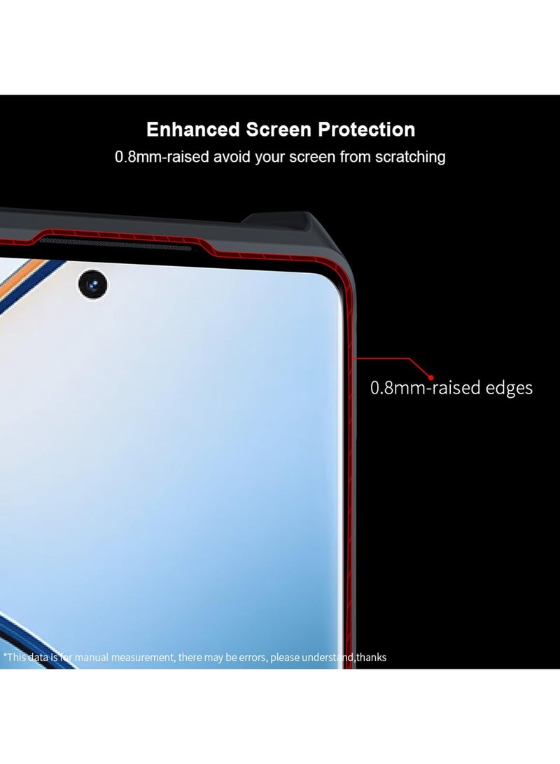 Droproof Sweat-Proof Fingerprint-Proof] Shockproof Protective Phone Case for Realme 12 5G/13 5G/12X 5G/Narz 70X - Image 5