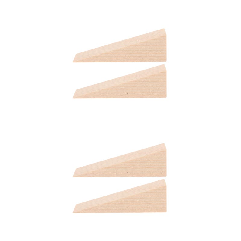 4 Pcs Door Door Triangular Door Stop Door Bumper - Image 1