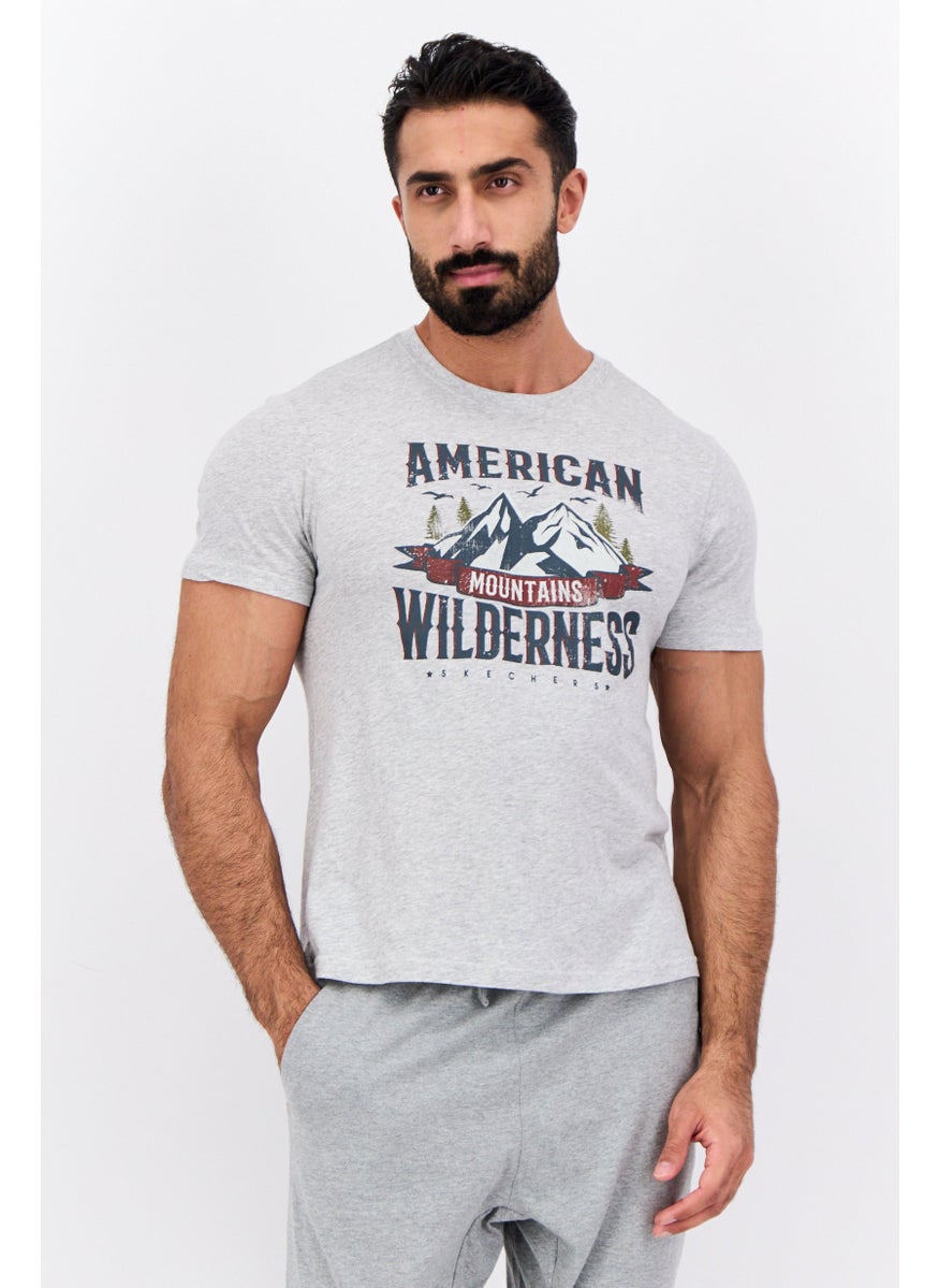 Men Sportswear Fit Short Sleeves Outdoor T-shirt, Light Grey - pzsku/ZACF8A8F9C6FD5222E879Z/45/_/1738937445/9b911ae4-3b14-4a28-bc1a-1214987ff86f