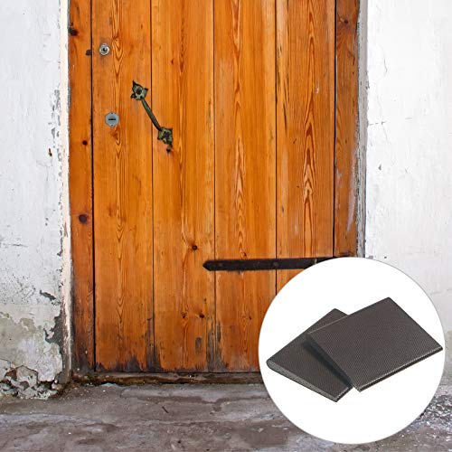 Zonon 20 Pieces Self-Adhesive Door Corner Seals Weather Stripping Draft Stopper Door Frame Seal Corner Foam for Weather Protection Isolation of Noise (Dark Brown) - Image 4
