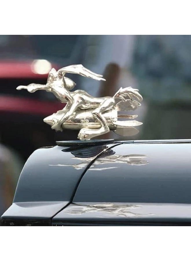 Rneswi Hood Ornaments for Vehicles Coyote Hood Ornament Made of Alloy for All Types of Cars Hoods Motorcycle Styling - Image 4