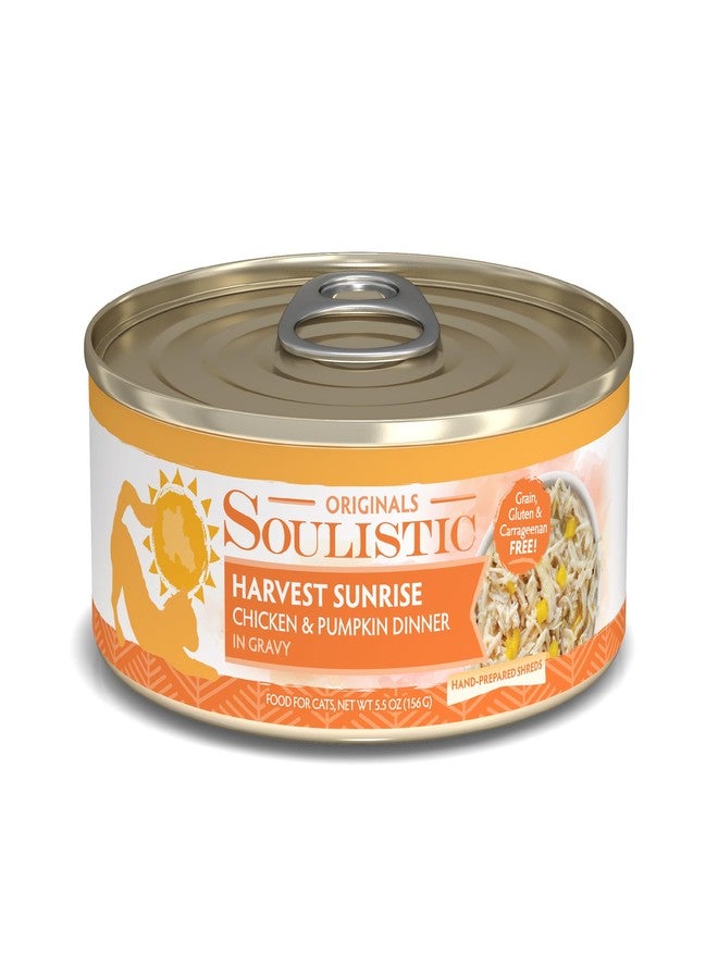 Soulistic Originals, Harvest Sunrise Chicken and Pumpkin Dinner in Gravy, 5.5oz Can, Pack of 8 - Image 1