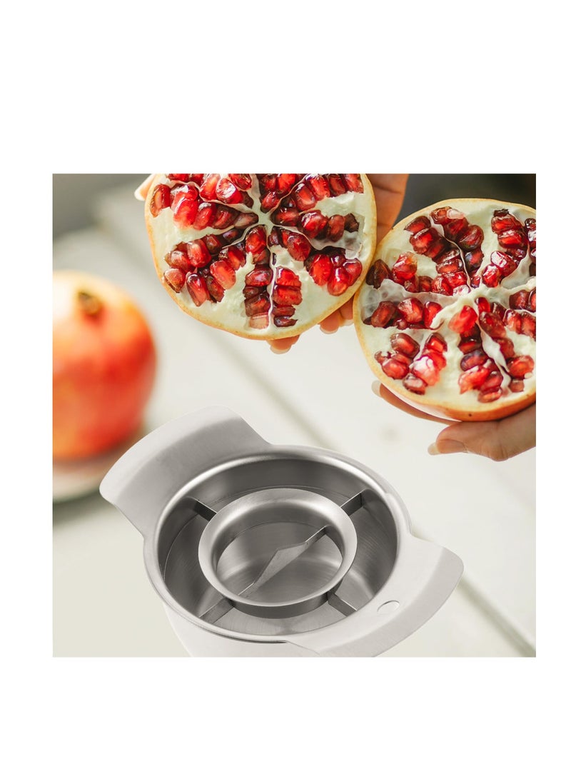 SYOSI Pomegranate Peeler, Stainless Steel Pomegranate Peeler, Non-slip Pomegranate Deseeder Peeling Tool, Fruit Peeling Tool, Pomegranate Prep Tool for Home Kitchen - Image 2