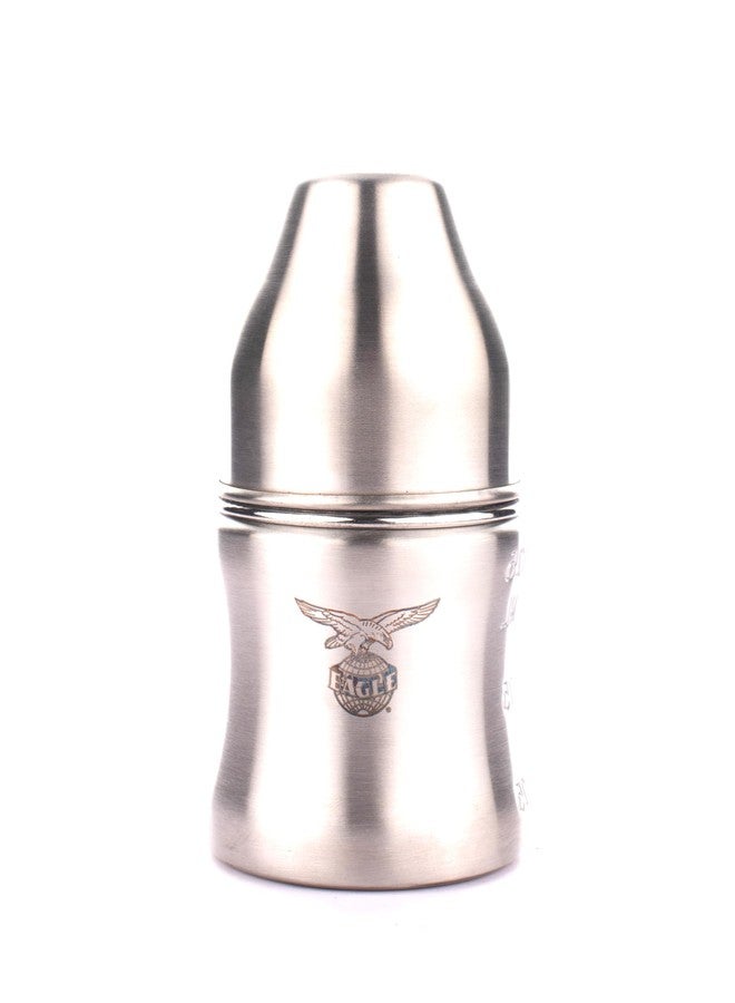Eagle KIDO Care Stainless Steel Feeding Baby Bottle, BPA Free Anti Colic, Made of SS304 Steel - 150 ml - Image 5