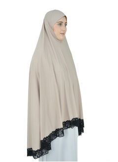 DAMAS COLLECTION Two Piece Islamic prayer dress women with Lace - Prayer Clothes for Women - Prayer Abaya For women - Jilbab 2 piece, Umrah essentials for women - Prayer set  - Image 5