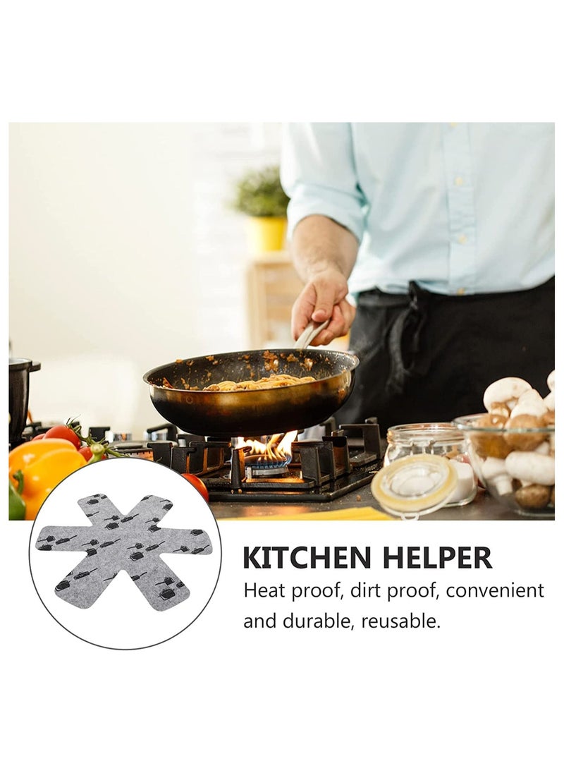 KASTWAVE - Pot and Pan Protectors 4pcs Larger Thicker Pot Dividers Pads/Stacking Pan Protectors/Pan Separators Pads for Protecting and Separating Pots and Pans Prevent Scratching Separate and Marring - Image 1