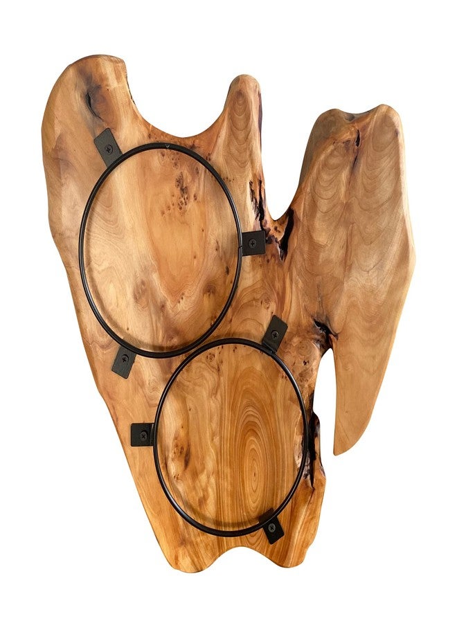 WELLAND Cedar Wood Wall decoration Ornaments, Hanging Decoration, irregular shape décor for Home, Living Room, Bedroom - Image 5
