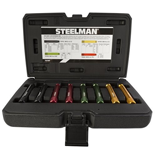 Steelman 8-Piece Wheel Hanger Set, Holds Wheels During Mounting, 4 Sizes M12 x 1.5, M14 x 1.5, M14 x 1.25, and M12 x 1.75 - Image 3