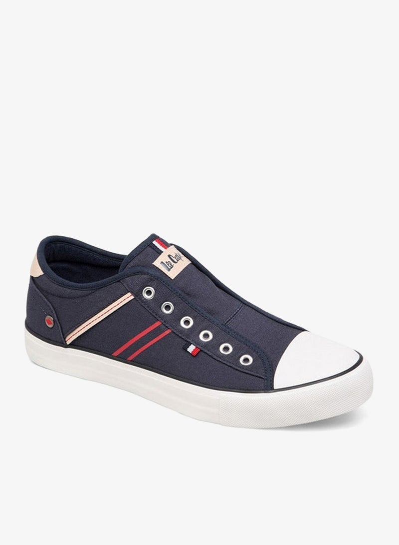 لي كوبر حذاء رجالي قماشي مخطط - Image 2