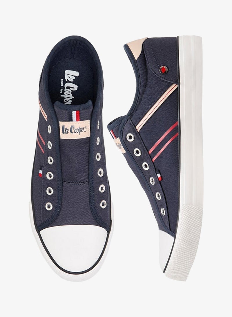 لي كوبر حذاء رجالي قماشي مخطط - Image 3