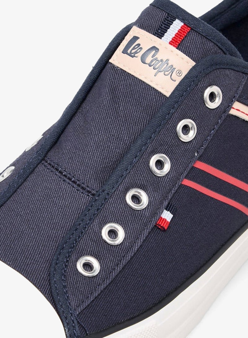 لي كوبر حذاء رجالي قماشي مخطط - Image 4