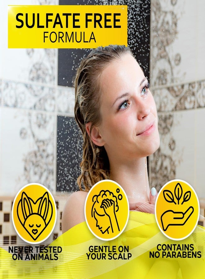 BELLISSO Clarifying Shampoo for Women and Men - Ideal for Oily Hair and Build Up - Gentle, Moisturizing Sulfate Free Formula - Safe for Color Treated, Curly Perms and Dry Scalps - Remove Chlorine for Swimmers - Image 3