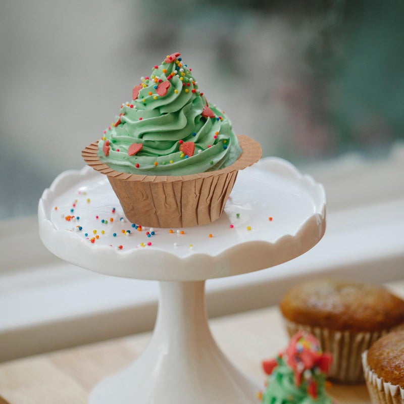 Non Stick 90Pcs Natural Color Muffin Cups High Temperature Resistant Baking Wrappers - Image 5