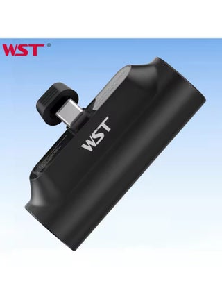 WST Portable Mini Powerbank 5000mAh Quick Charge 20W PD Portable Charger Plug-in-Use Powerbank Compatible for Type-C devices (Android, iPhone 15 & 16 Series) - Black - pzsku/ZACF8E6A766EA54D56B2DZ/45/_/1725094771/c9965ca6-5243-4ac0-82f0-601a01b927b1