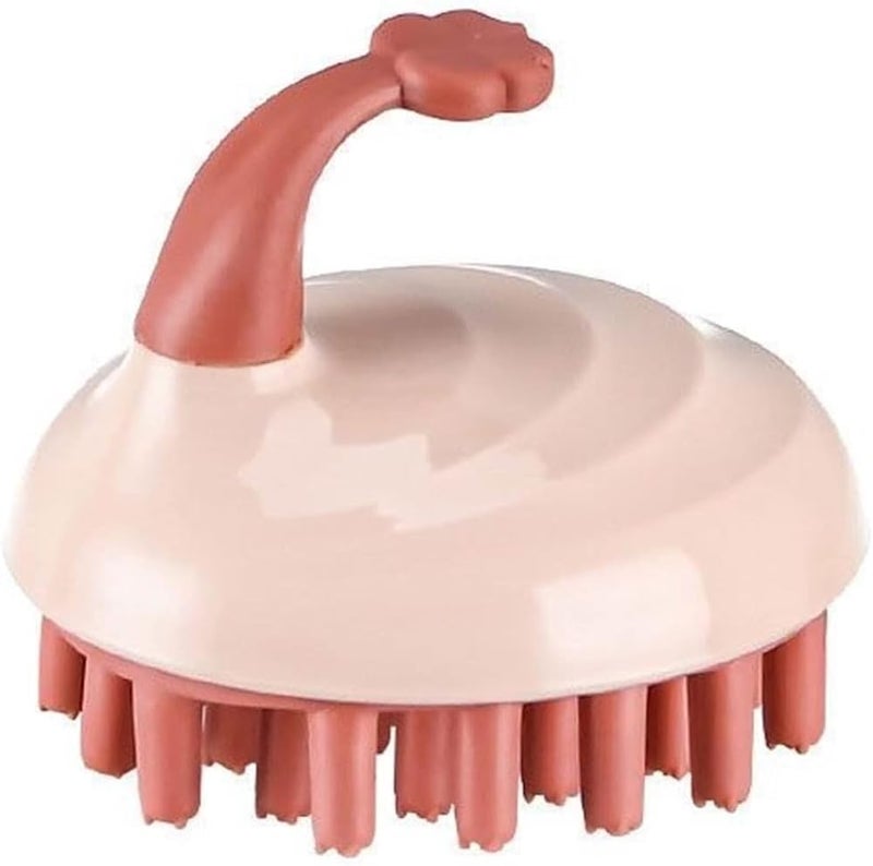 Hair Scalp Massager Shampoo Brush, Scalp Shampoo Brush Hair Head Massager Soft Silicone Head for Shower and Hair Care Head Relaxation, Exfoliating and Massaging - multicolor - Image 1