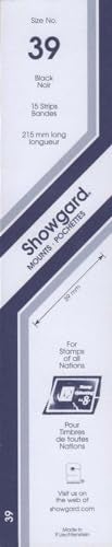 Showgard Strip Style Black Stamp Mounts Size 39 by Showgard - Image 4