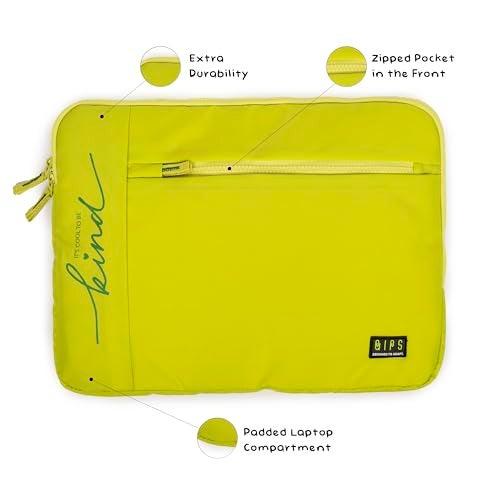 QIPS 14.5" inch Laptop Sleeve Cover Slim and Water Resistant for MAC/Dell/HP/Asus/Lenovo/Acer (Green). - Image 3