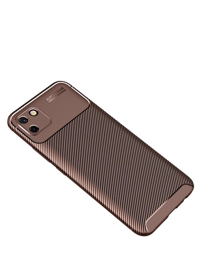 S-TOP Case For OPPO Realme C20 Carbon Fiber Texture Shockproof TPU Case - Image 2