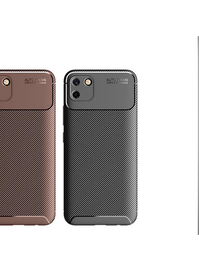 S-TOP Case For OPPO Realme C20 Carbon Fiber Texture Shockproof TPU Case - Image 4