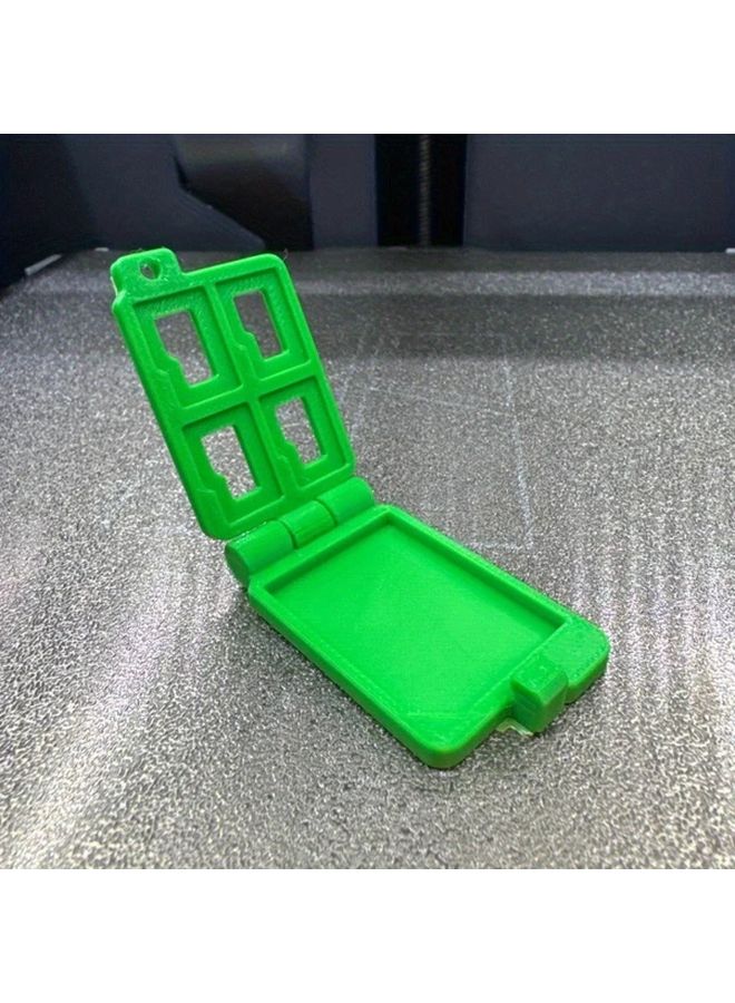 حافظة تخزين ميكرو إس دي خضراء متوافقة مع إس دي إتش سي وإس دي إكس سي وإس دي يو إكس وإم إم سي، مقاومة للخدوش، منظمة مدمجة للهواتف الذكية والأجهزة اللوحية والكاميرات وأجهزة الكمبيوتر المحمولة - Image 5