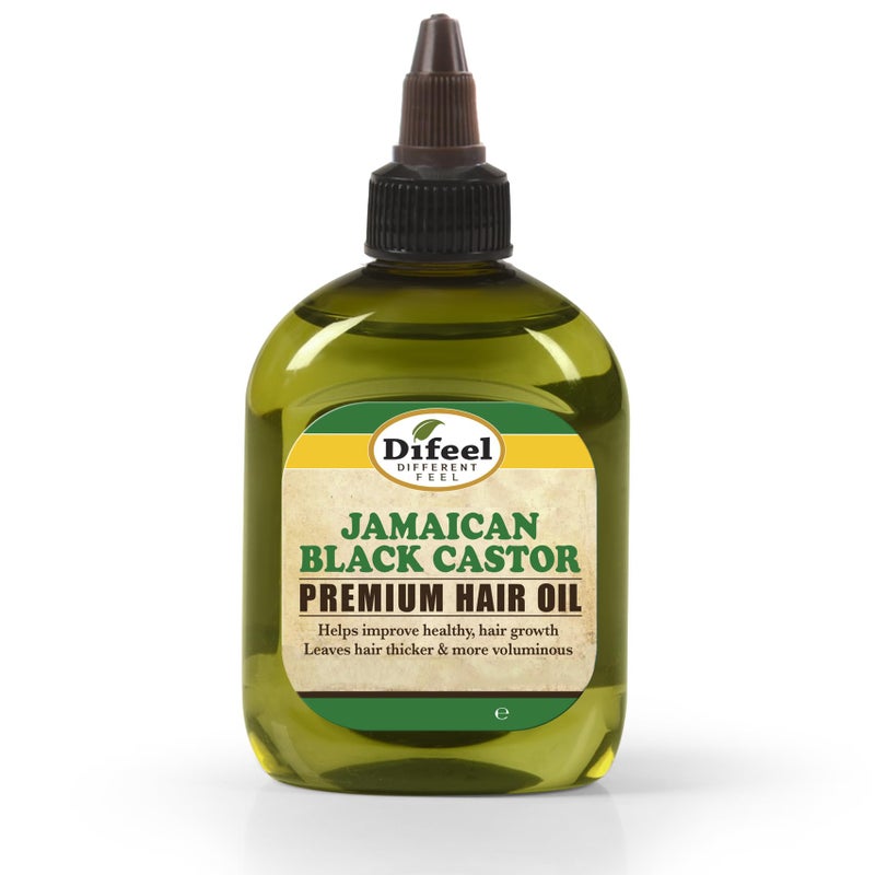 Difeel Premium Natural Jamaican Black Castor Hair Oil 71 oz PACK OF 2 Jamaican Black Castor Oil for Hair Growth - Image 2
