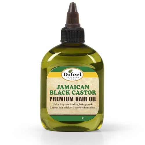 Difeel Premium Natural Jamaican Black Castor Hair Oil 71 oz PACK OF 2 Jamaican Black Castor Oil for Hair Growth - Image 1