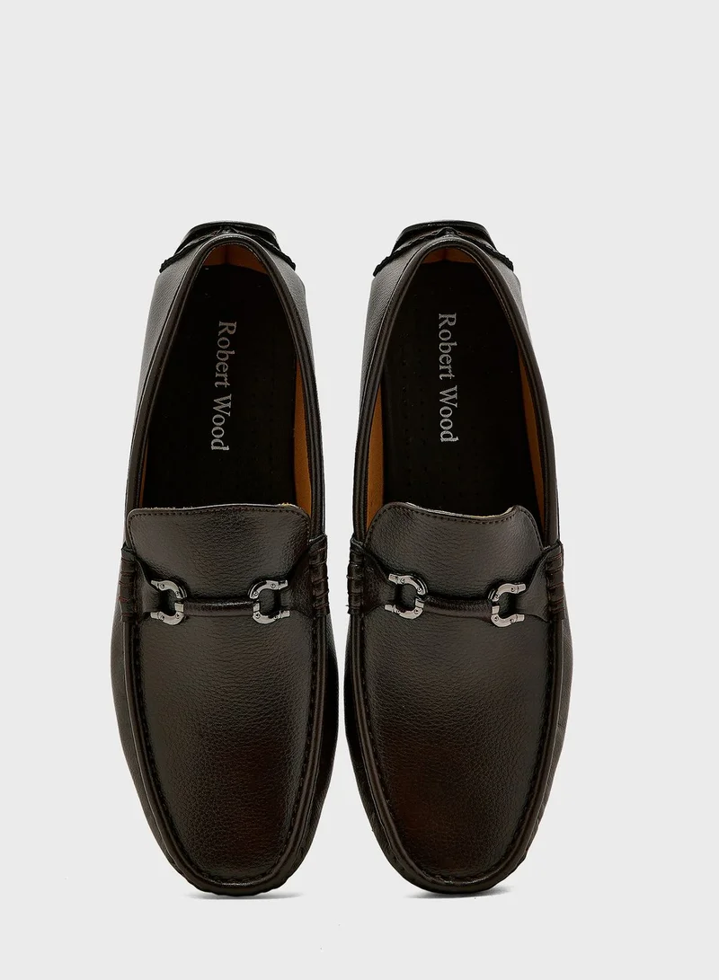 Robert Wood Classic Saddle Detail Mosccasins