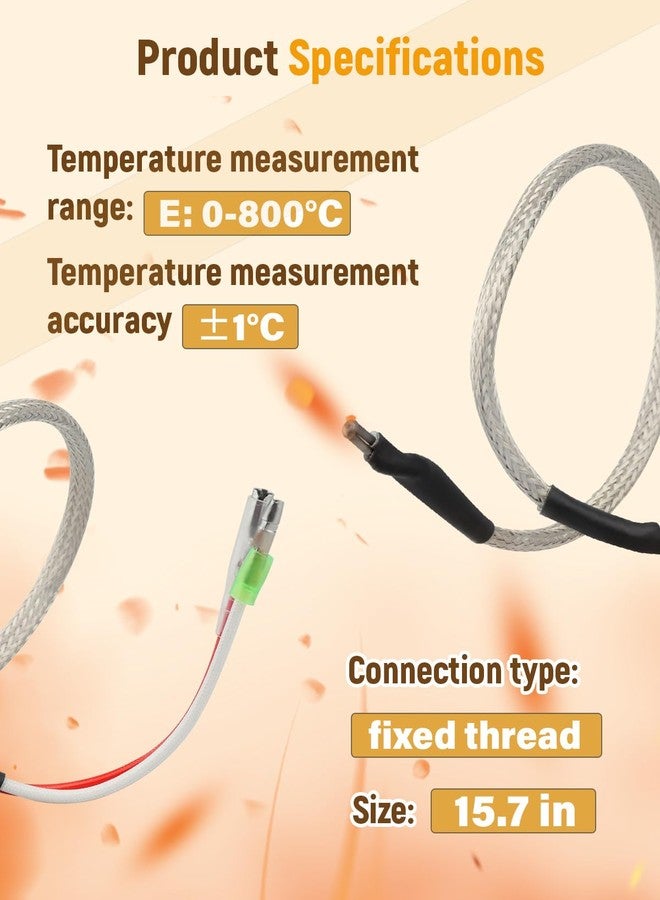 YIGUCS Thermocouple 812-4470 Fit for Quadrafire Castile Contour Mt Vernon Santa Fe，Fit for Quadrafire CAB50 PS35 PS50 - Image 5