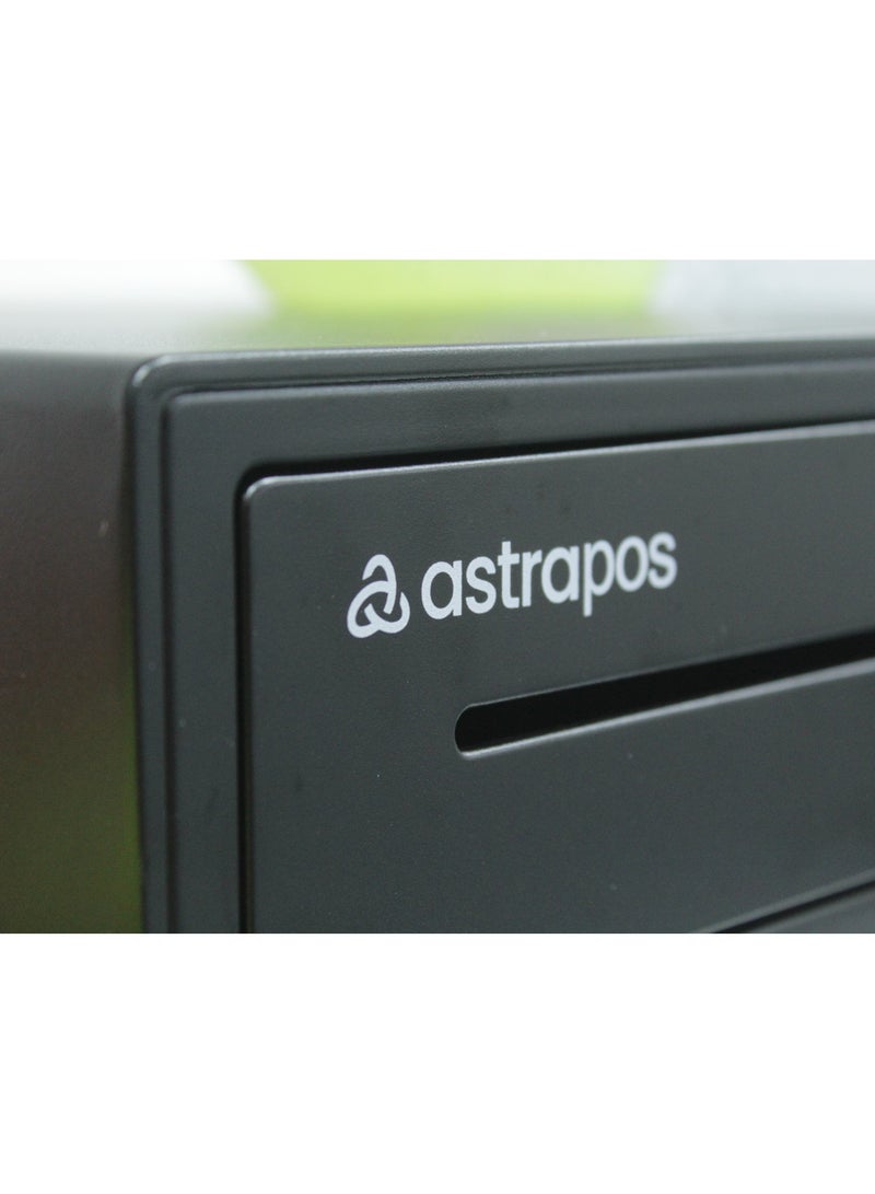 ASTRAPOS POS Cash Drawer | Heavy Duty | Automatic-Open | RJ12 Printer interface | Status Mirco Switch | 5 notes 8 coins | Black Color. - Image 4